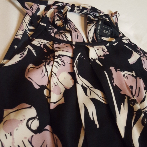 Banana Republic Factory Floral Halter Top, Medium - Picture 6 of 10